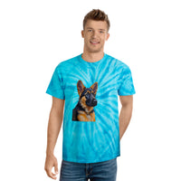 German Shepherd Puppy Classic Tie-Dye Tee, Cyclone