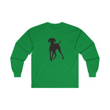 Hungarian Vizsla Unisex Cotton Long Sleeve Tee