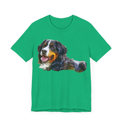 Bernese Mountain Dog Unisex Jersey Short Sleeve Tee