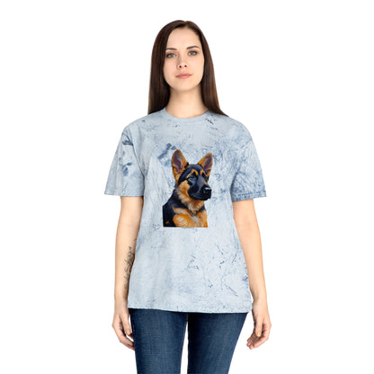 German Shepherd Puppy Unisex Color Blast T-Shirt