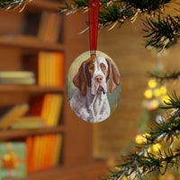 Bracco Italiano 'Italian Pointer' Metal Ornaments