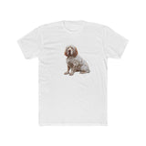 Clumber Spaniel - Men's Fitted Cotton Crew Tee