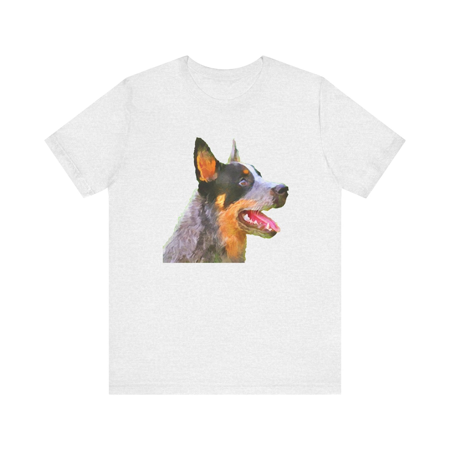 Blue Heeler - Australian Cattle Dog 'Percy' Unisex Jersey Short Sleeve Tee