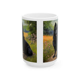 Schipperke Ceramic Coffee Mug - 11oz & 15oz, Perfect Gift for Dog Lovers