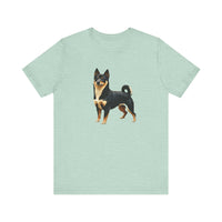 Black & Tan Shiba Inu --  Unisex Jersey Short Sleeve Tee