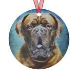 Dogue de Bordeaux Metal Ornaments