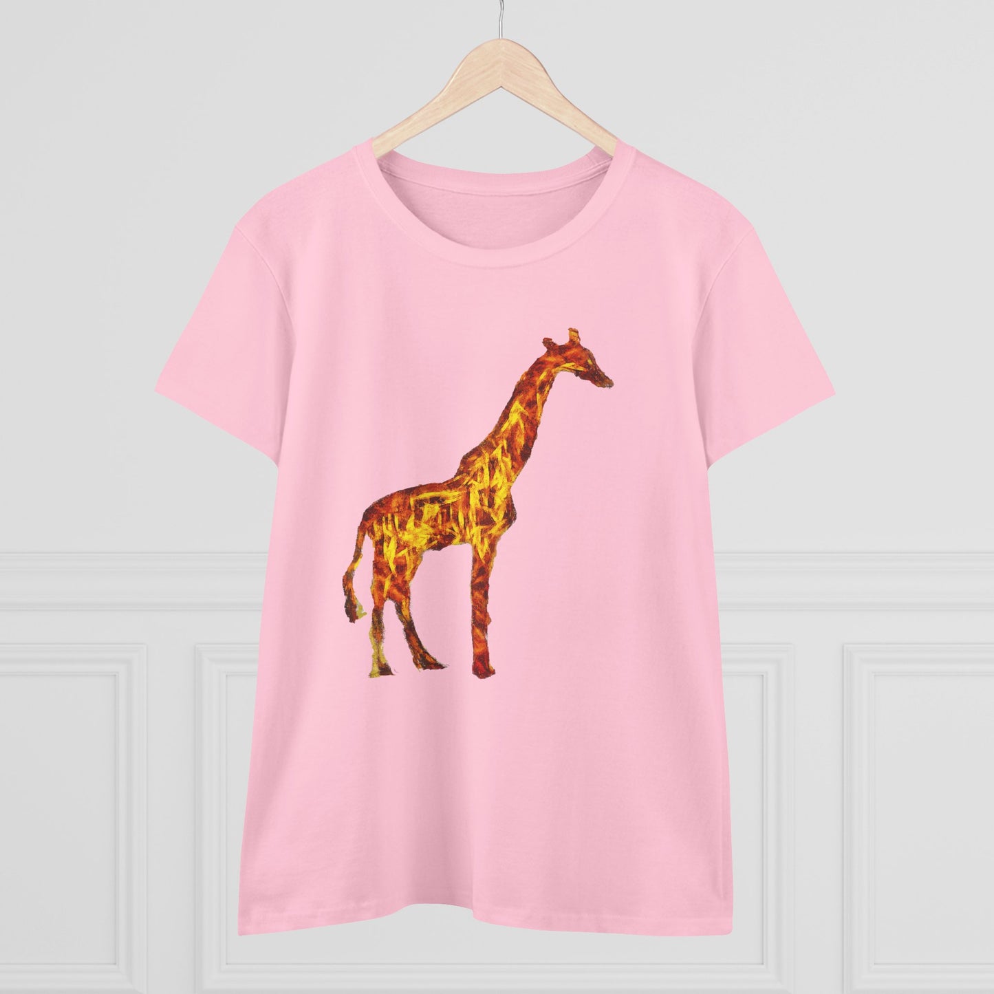Giraffe 'Camile' Women's Midweight Cotton Tee