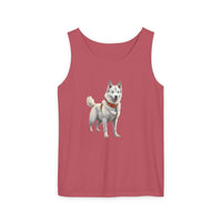 Yakutian Laika Unisex Relaxed Fit Garment-Dyed Tank Top