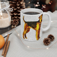 Airedale Terrier 'Lucy'   -  Ceramic Mug 11oz  -