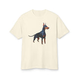 Doberman Pinscher Unisex Relaxed Fit Garment-Dyed Heavyweight Cotton Tee