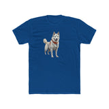 Yakutian Laika Men's Fitted Cotton Crew Tee