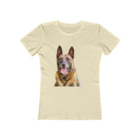 Belgian Malinois Women's Slim Fit Ringspun Cotton T-Shirt
