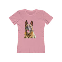 Belgian Malinois Women's Slim Fit Ringspun Cotton T-Shirt