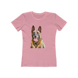 Belgian Malinois Women's Slim Fit Ringspun Cotton T-Shirt
