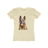 Belgian Malinois Women's Slim Fit Ringspun Cotton T-Shirt