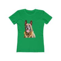 Belgian Malinois Women's Slim Fit Ringspun Cotton T-Shirt