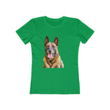Belgian Malinois Women's Slim Fit Ringspun Cotton T-Shirt