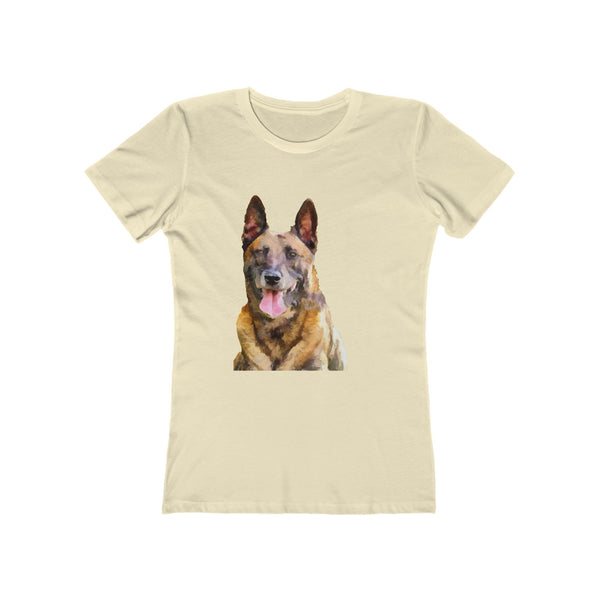 Belgian Malinois Women's Slim Fit Ringspun Cotton T-Shirt