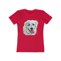 Great Pyrenees Women's Slim Fit Ringspun Cotton T-Shirt