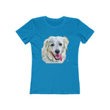 Great Pyrenees Women's Slim Fit Ringspun Cotton T-Shirt