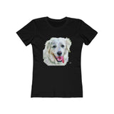 Great Pyrenees Women's Slim Fit Ringspun Cotton T-Shirt