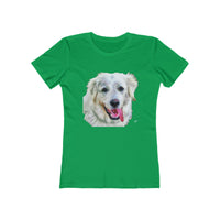 Great Pyrenees Women's Slim Fit Ringspun Cotton T-Shirt