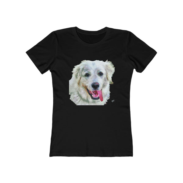 Great Pyrenees Women's Slim Fit Ringspun Cotton T-Shirt