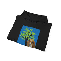 Beagle 'Hopper' Unisex 50/50 Hoodie