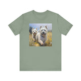 Cairn Terriers  -  Unisex Jersey Short Sleeve Tee