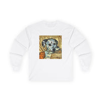 Dalmatian 'Spots of Picasso' Unisex Cotton Long Sleeve Tee