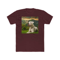 Dogo Argentino Men's Fitted Cotton Crew Tee