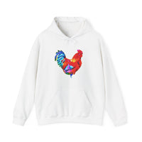Rooster 'Craw' Unisex 50/50 Hoodie: Your Cozy Companion