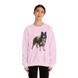 Karelian Bear Dog -- Unisex 50/50 Crewneck Sweatshirt