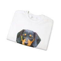 Dachshund 'Doxie #2' Unisex 50/50  Crewneck Sweatshirt