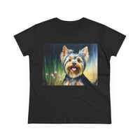 Yorkie #3 Women's Midweight Cotton Tee