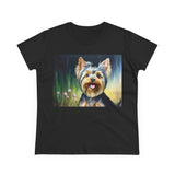 Yorkie #3 Women's Midweight Cotton Tee