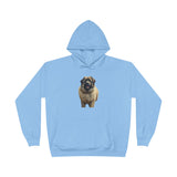 Caucasian Shepherd Dog Unisex Fleece Lined Pullover Hoodie Sweatshirt