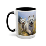 Cairn Terriers - "Run Toto Run!"  -  Ceramic Accent Coffee Mug - 2 Sizes