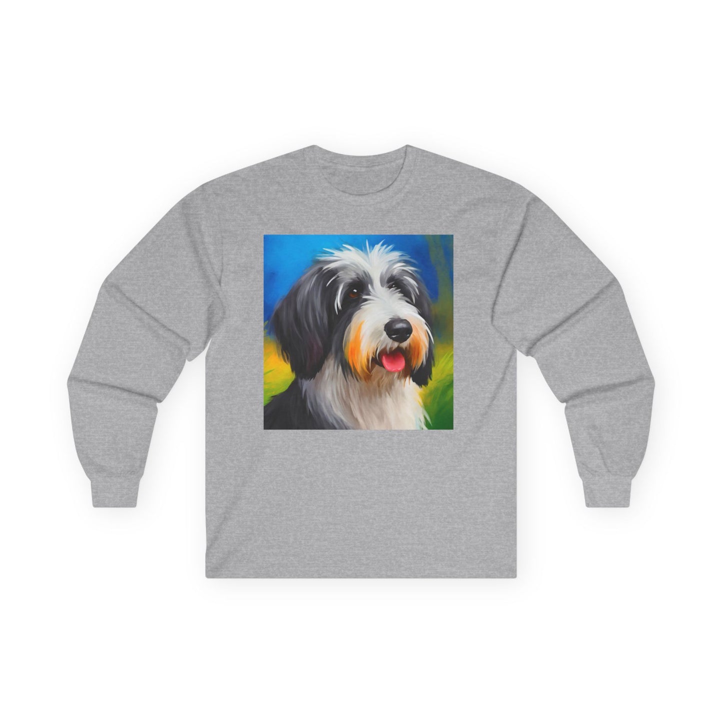 Polish Lowland Sheepdog Unisex Cotton Long Sleeve Tee