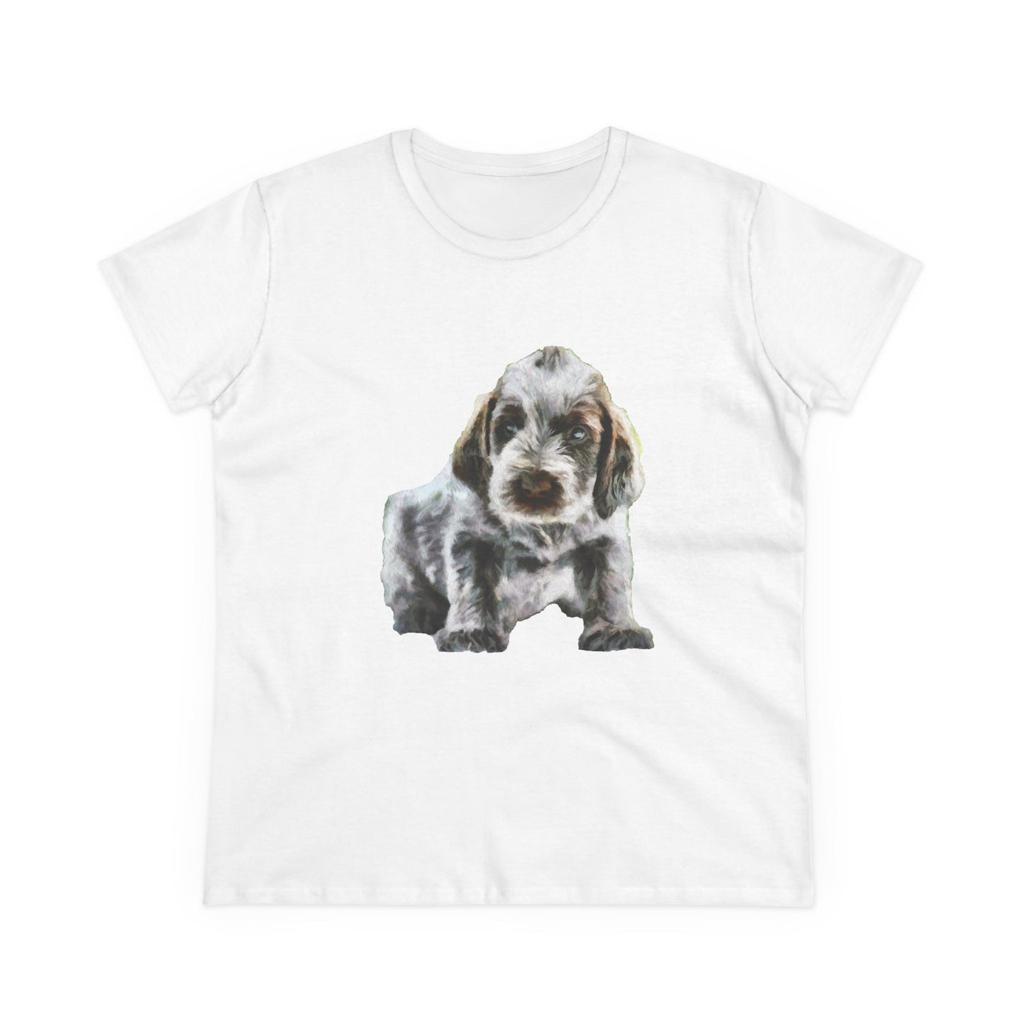 Spinone Italiano Women's Midweight Cotton Tee