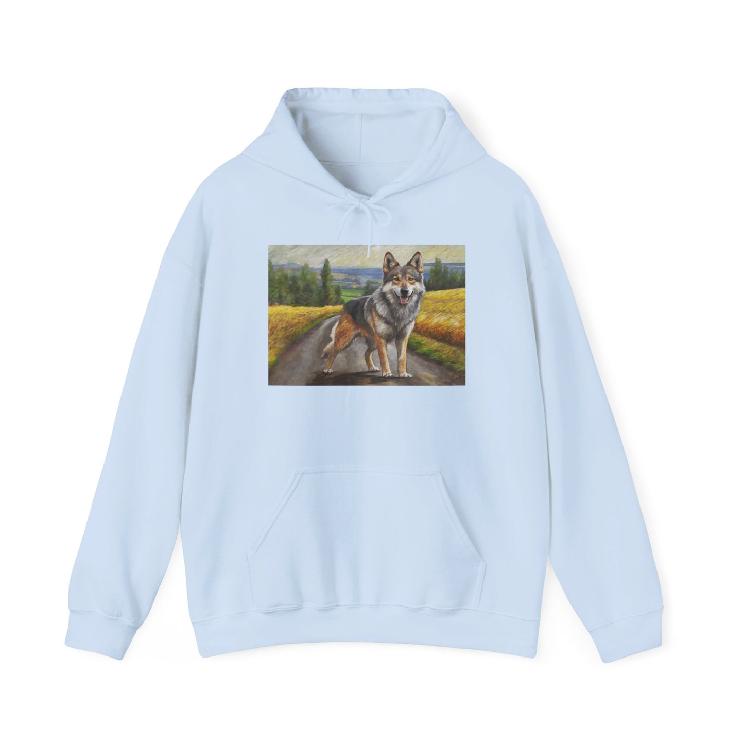 Czechoslovakian Vlcak Unisex 50/50 Hooded Sweatshirt