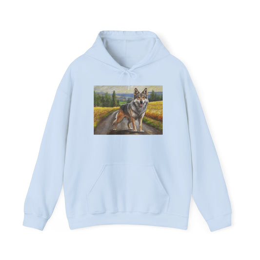 Czechoslovakian Vlcak Unisex 50/50 Hooded Sweatshirt