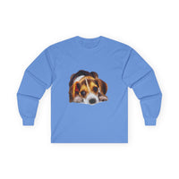 Beagle 'Daisy Mae' Unisex Cotton Long Sleeve Tee