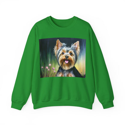 Yorkie #3 50/50 Crewneck Sweatshirt