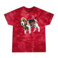 American Foxhound Unisex Tie-Dye Tee, Crystal