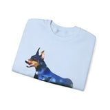 Doberman Pinscher Unisex 50/50 Crewneck Sweatshirt