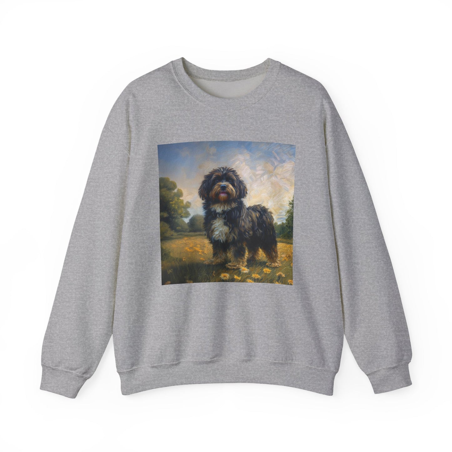 Russian Tsvetnaya Bolonka - Unisex 50/50 Crewneck Sweatshirt