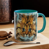 Fat Cat Ceramic Accent Coffee Mug, 11oz