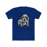 Spinone Italiano. -  Men's Fitted Cotton Crew Tee