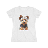 Yorkshire Terrier 'Yorkie' - Lupis Women's Slim Fit Triblend Tee